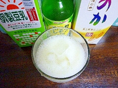 アイス♡レモンソイミルク酒